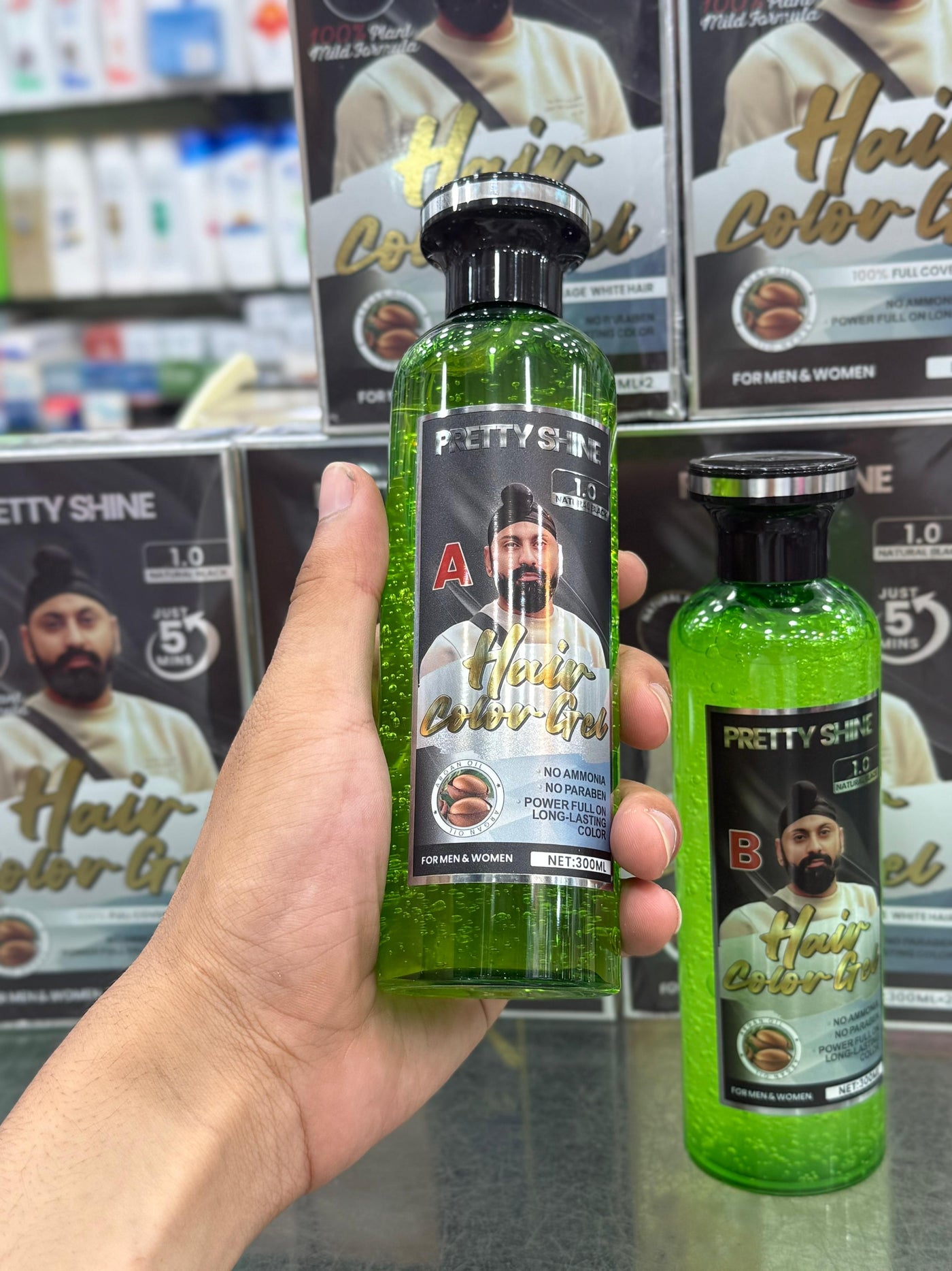 PRETTY SHINE HAIR COLOR GEL 600ML SARDAR JEE