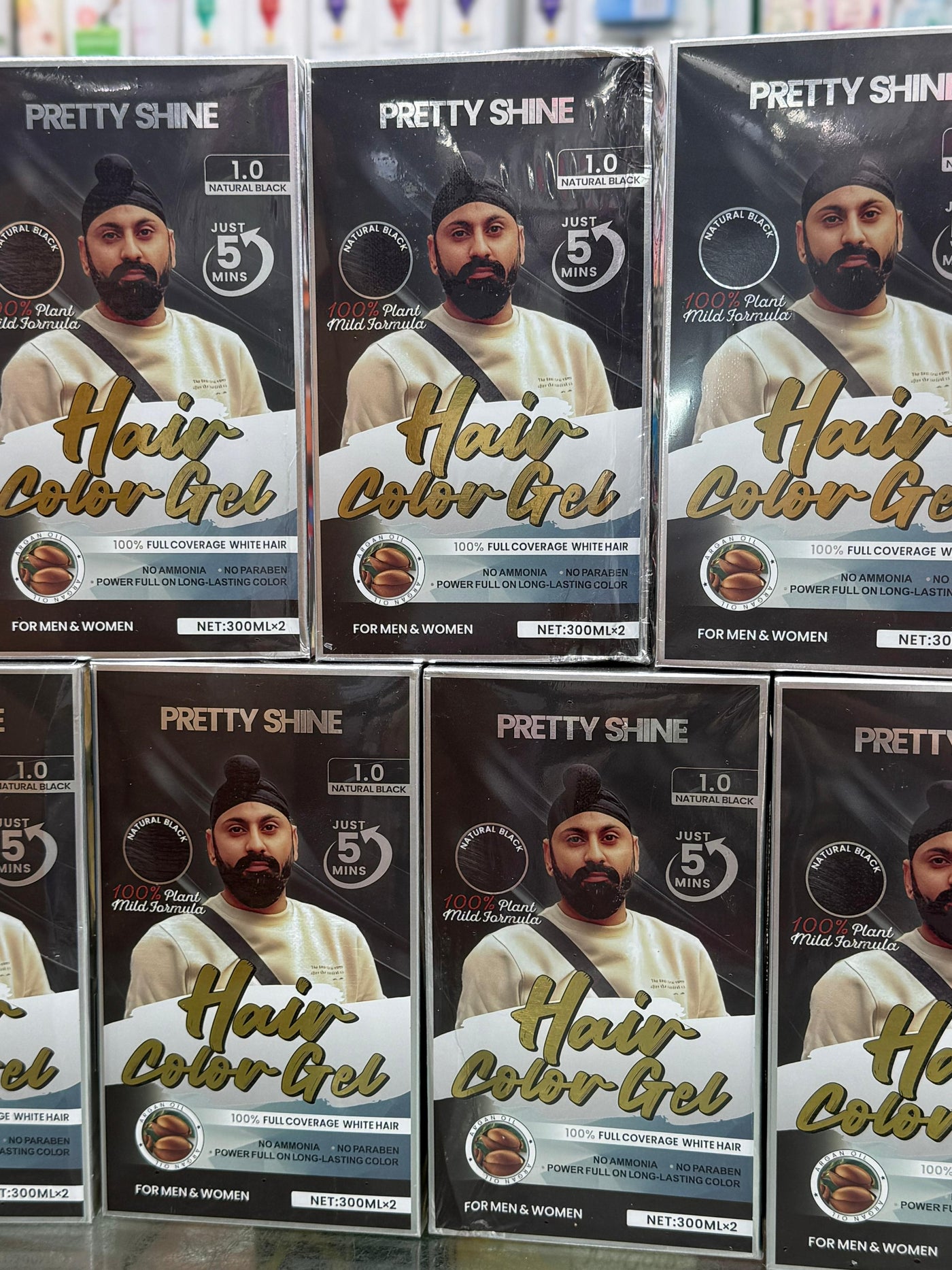 PRETTY SHINE HAIR COLOR GEL 600ML SARDAR JEE
